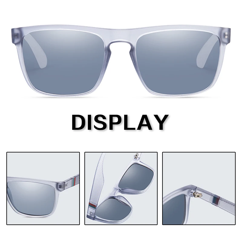 Fashion Square Vintage Polarized Sunglasses Men Women Retro Driving Fishing Sun Glasses UV400 Eyewear - Image 5