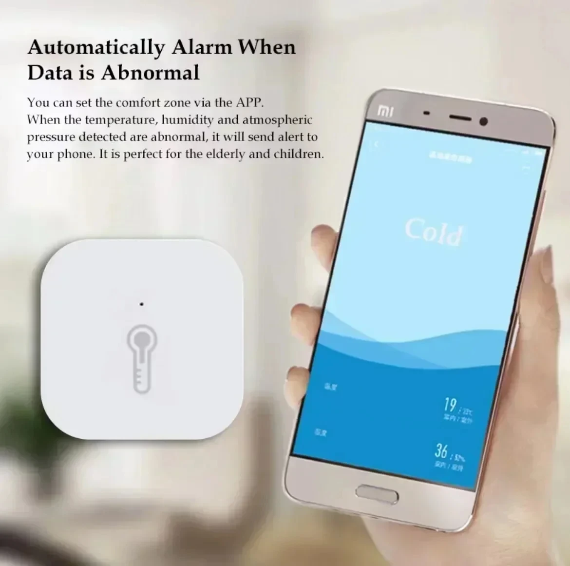 Global version Aqara Temperature Humidity Sensor Smart Air Pressure Sensor Zigbee Smart home For Xiaomi APP Mi home Homekit APP - Image 5