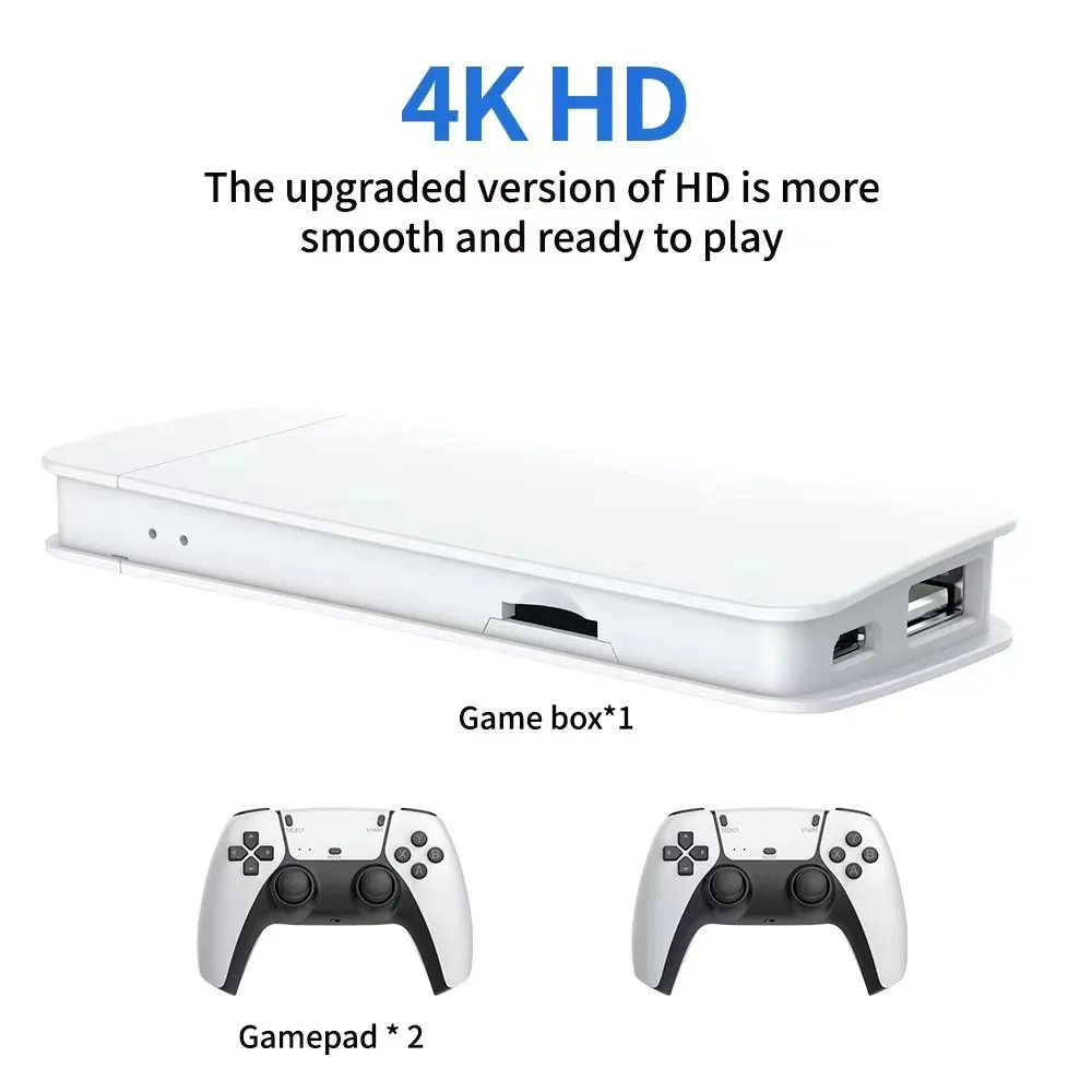 M15 Game Stick Mini TV Handheld Game Console Wireless Gamepads Video Game 128G 30000+ Retro Game HD Output Two-player for PS1 Et - Image 3