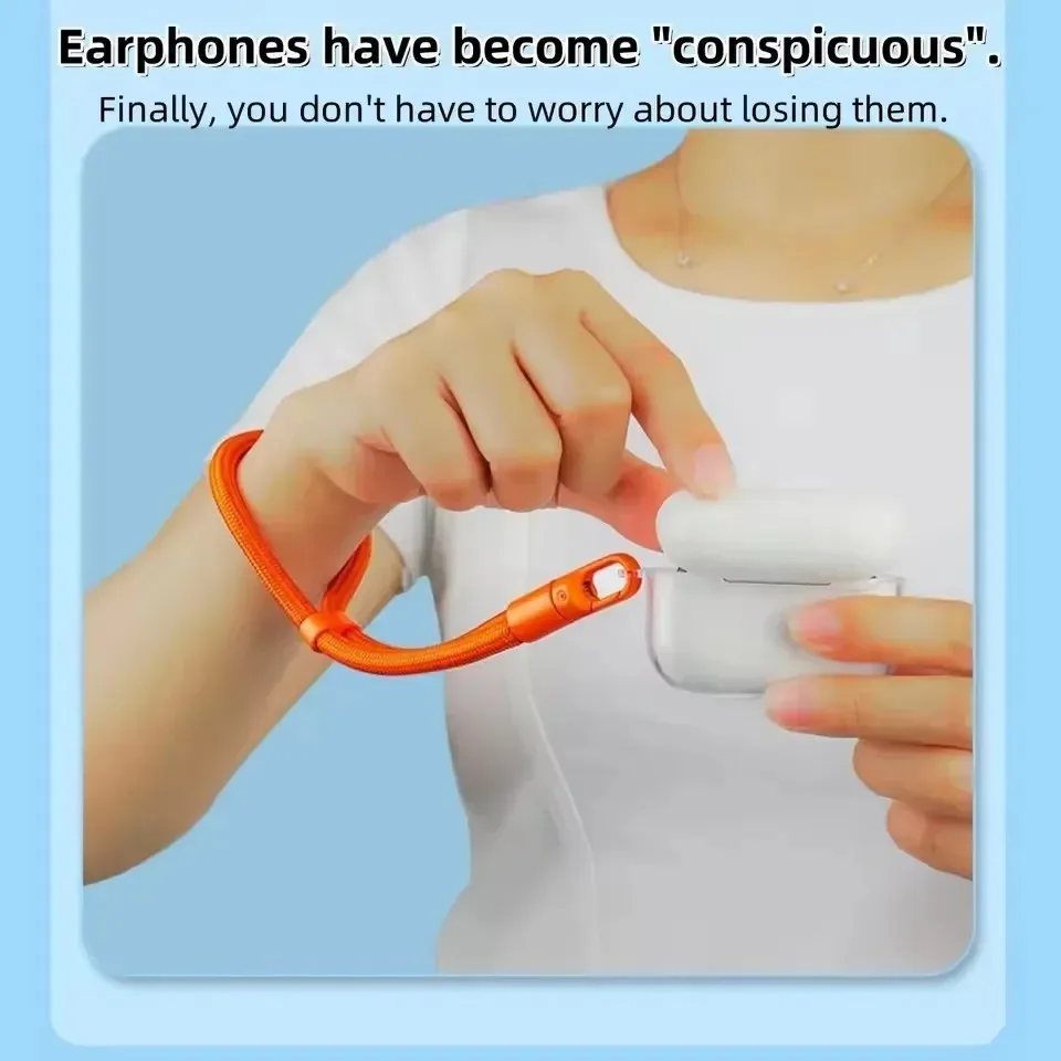 Universal Adjustable Mobile Phone Self-locking Anti-loss Lanyard for iPhone Samsung Short Wrist Strap Durable Cell Phone Strap - Image 5