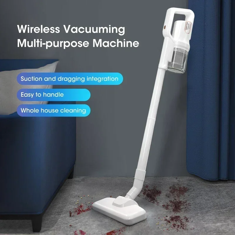 Handheld Wireless Vacuum Cleaner Multi-functions for Remove Dust Hair Mites Fines Suction Vacuum Cleaner for Household Floor