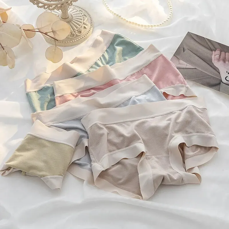 4Pcs/Set Women's Panties Modal Underwear Female Comfortable Seamless Sexy Lingerie Intimates Underpants Briefs Girls Solid M-XL - Image 3
