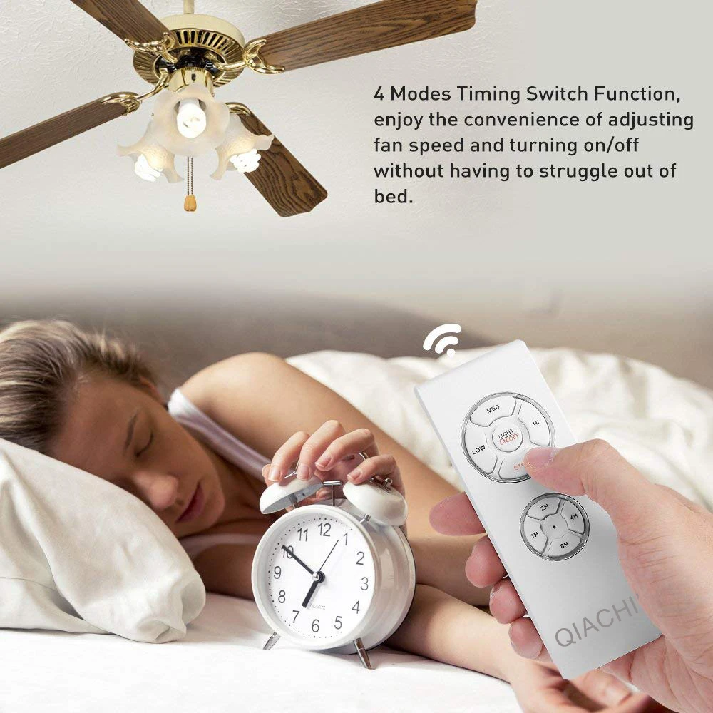 New Universal Ceiling Fan Lamp Remote Control Kit AC 110-240V Timing Control Switch Adjusted Wind Speed Transmitter Receiver - Image 2