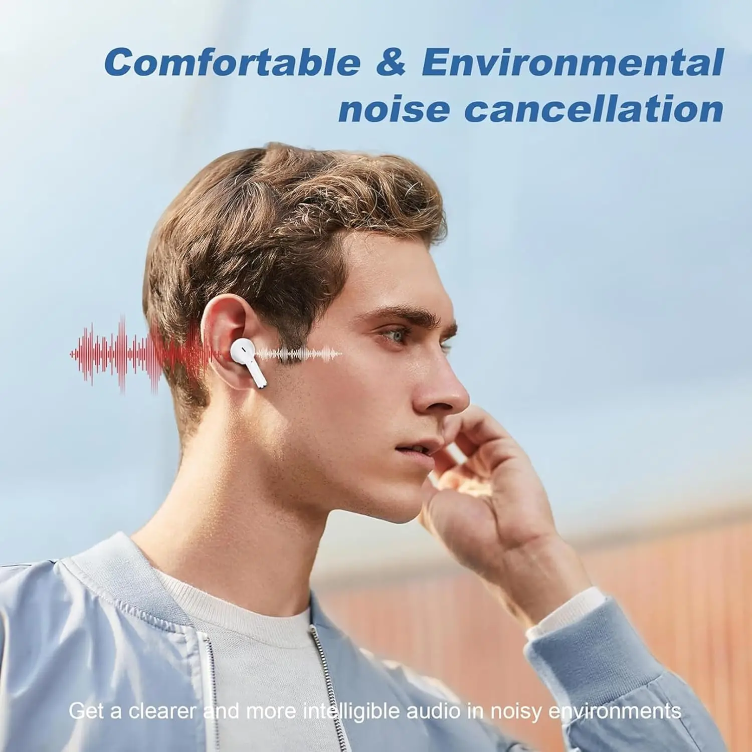 Original New TWS Wireless bluetooth noise cancelling headphone earphone headset earbuds bluetooth for sports and game headset - Image 5