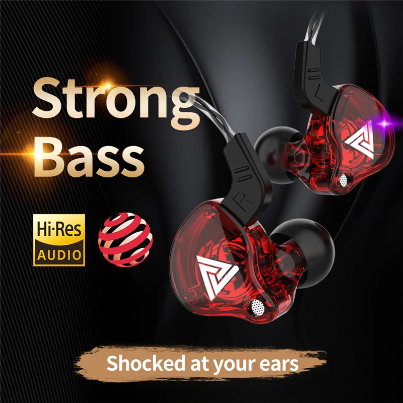 Original QKZ AK6 Copper Driver HiFi Wired Earphone 3.5MM Race Sport Headphone Bass Stereo Headset Music Earbuds In Ear With Mic - Image 5
