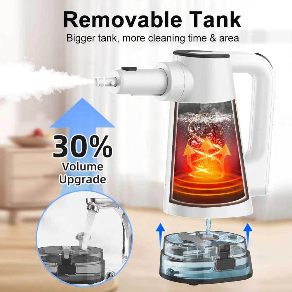 Handheld Steam Mop for Floor Cleaning Electric floor mops Multifunctional Steam Cleaner for Home Kitchen Hood Car carpet Cleaner - Image 2