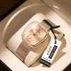 POEDAGAR Luxury Fashion Elegant Ladies Watch Waterproof Watch for Woman Mesh Stainless Steel Quartz Women’s Watches Female Reloj