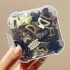 5/10/20/30pcs Beige Mixed Pack Small Clips, Cute Girl Accessories – Perfect for Daily Use, Special Occasions, or Travel Gifts