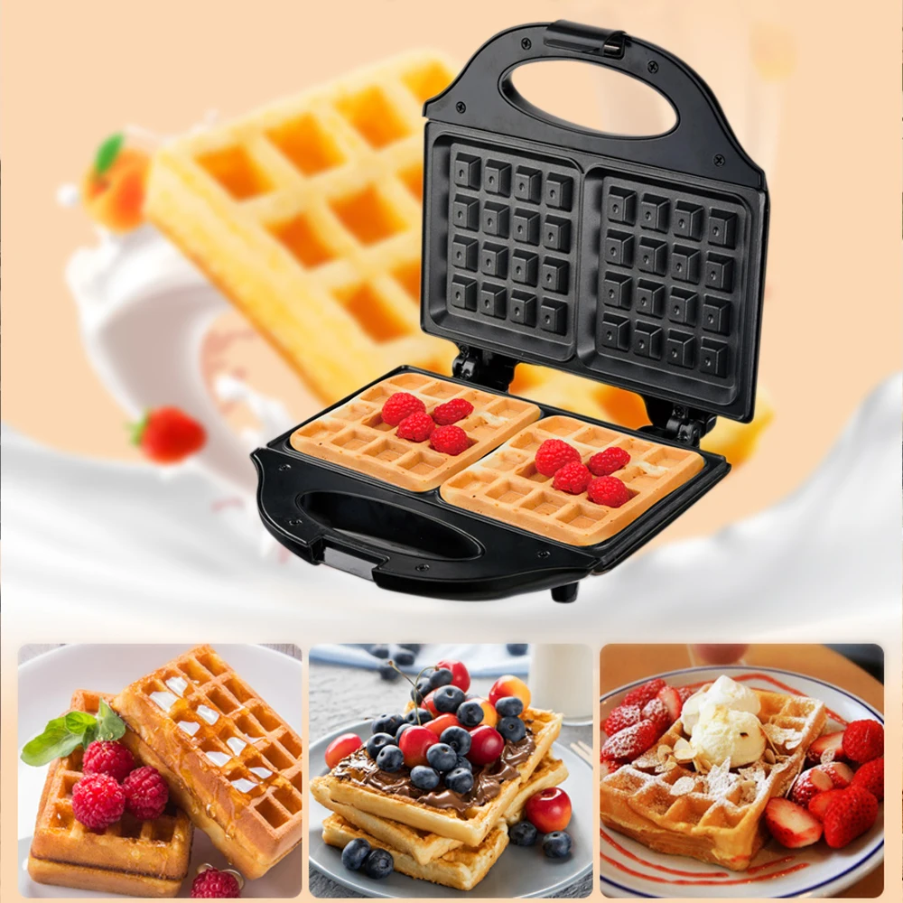 Professional Electric Waffle Maker Cooking Kitchen Appliances Multifunction Breakfast Waffles Machine Non-stick Iron Pan - Image 2