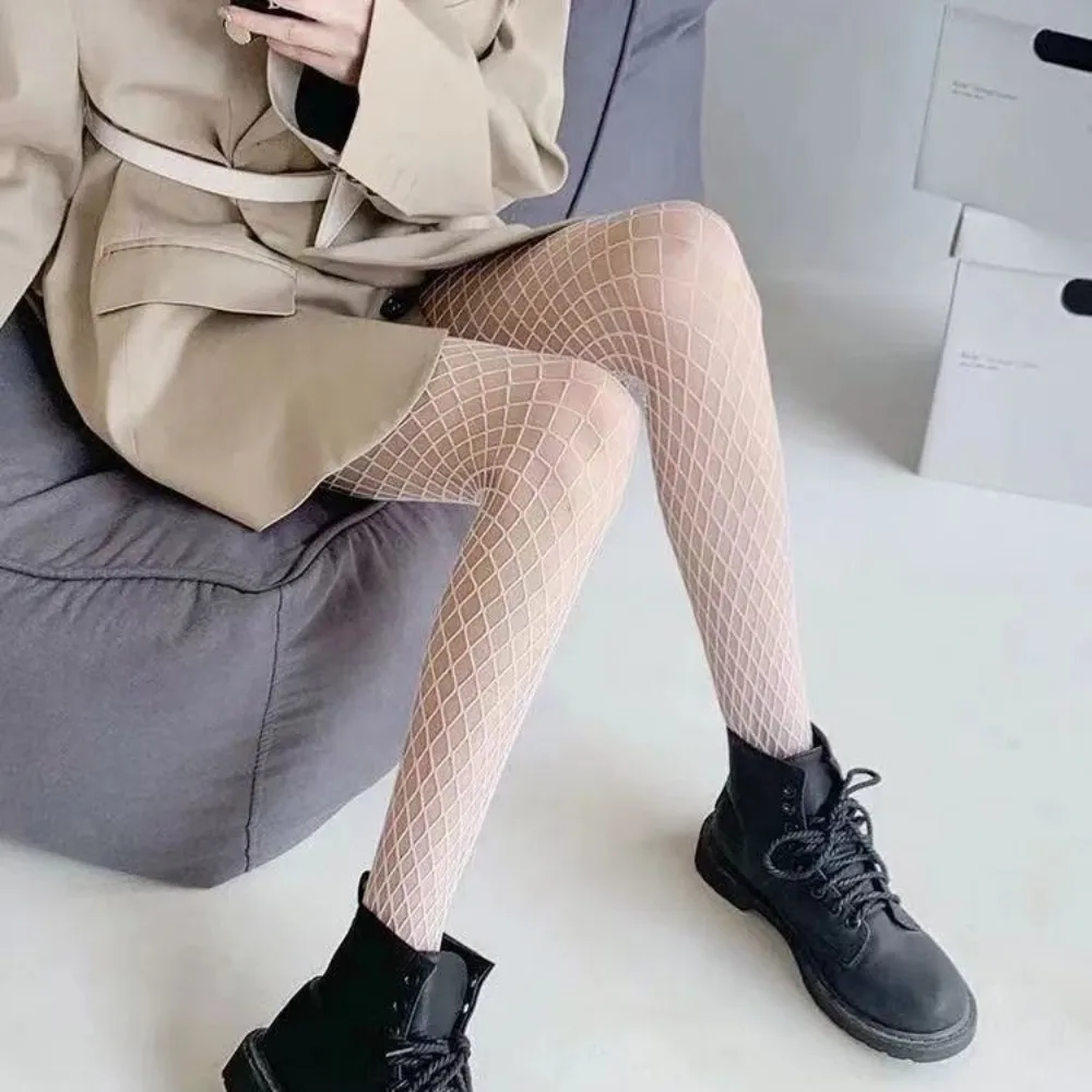 Sexy Women's Long Fishnet Black Summer Thigh High Waist Hosiery Body Stockings Fish Net Pantyhose Mesh Nylon Tights Lingerie - Image 5