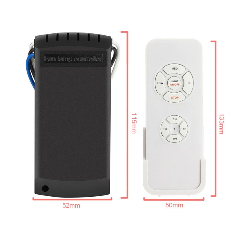 New Universal Ceiling Fan Lamp Remote Control Kit AC 110-240V Timing Control Switch Adjusted Wind Speed Transmitter Receiver - Image 5