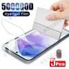 5 Pcs Full Cover Hydrogel Film For Samsung S25 S24 S23 Ultra Plus S24 FE Galaxy A56 A55 A36 A35 A16 A15 Screen Protector