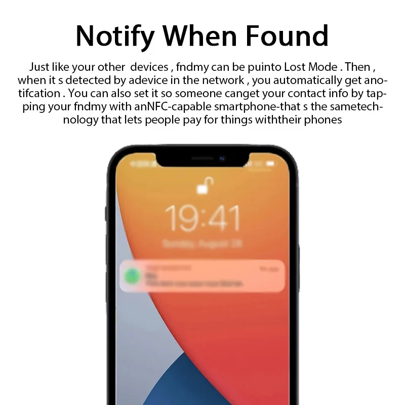 Bluetooth Mini Tracking Device for Apple Find My APP Smart Tag Kid Pet Car GPS Lost Tracker Anti-Lost Alarm Reminder Positioner - Image 4