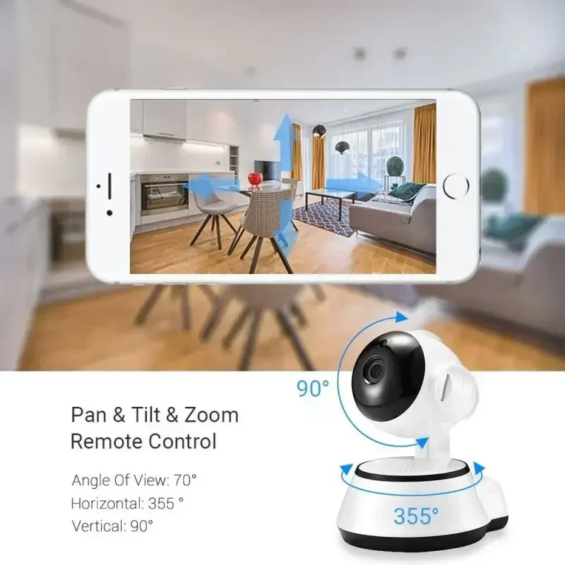 8MP 4K Smart Mini WiFi IP Camera Wireless Intelligent Auto Tracking Two-Way Audio Baby Pet Monitor Surveillance Camera For Home - Image 4