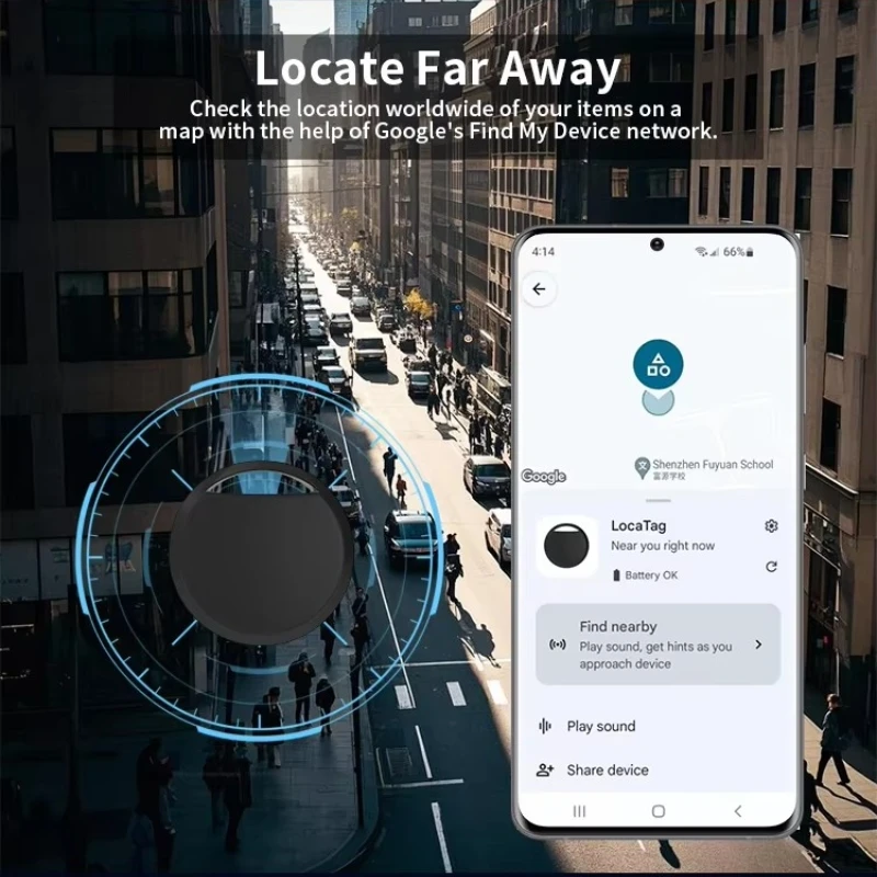Bluetooth GPS Tracker for Android Phones Work With Google Find Hub App Key Finder Pet Smart Tag for Xiaomi Samsung Pixel OnePlus - Image 5