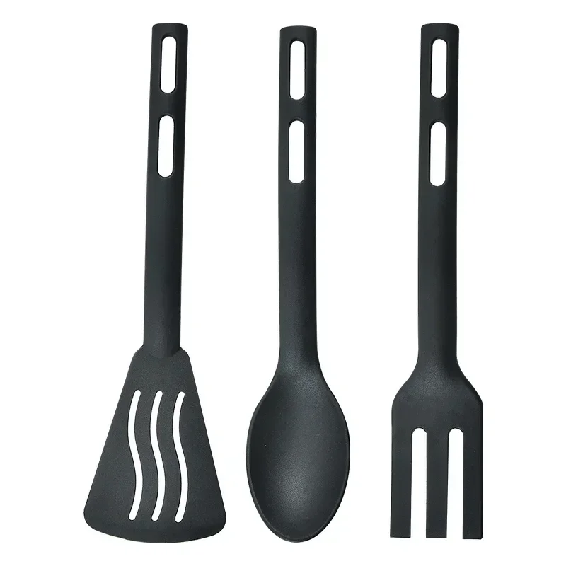 1/3PCS Nylon Kitchen Utensils Set Kitchen Cooking Tools Slotted Turner Solid Spoon Fork Children Spade Fork Spoon Dinnerware - Image 5