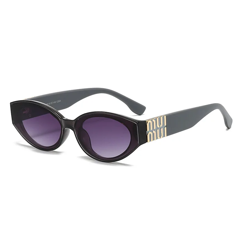 MUI MUI Glasses Stylish Fashion Designer Women Men Sunglasses Cute Oval Trending Shades Unisex Glamour Eyewear UV400 - Image 6