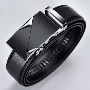 Belts Famous Brand Designer Belt Men Plus Size 130 140 150 160 170cm High Quality PU Leather Luxury Belts Metal Automatic Buckle