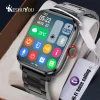 KESHUYOU New Smart Watch H9 Pro MAX 2.01-inch HD Display Bluetooth Call Message Alert Sports Mode Smartwatch For Men Women