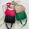 Popular Retro Gentle Temperament Small Square Bag 2024 Autumn Shoulder Handheld Fashion Casual Yankee Underarm Small Square Bag