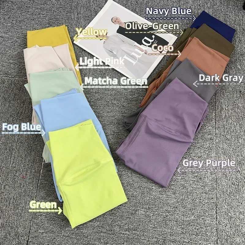 Hot Sale Fitness Female Leggings Running Pants Naked feeling Leggings High Waist Push Up Sport Women Fitness Running Yoga Pants - Image 2
