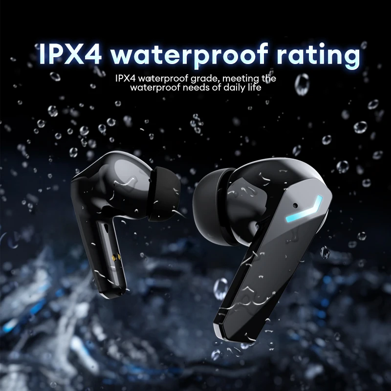 New Lenovo XT53 Wireless Bluetooth 5.4 Earphones LED Digital Display Waterproof Earbuds Noise Cancelling Gaming Headset - Image 4