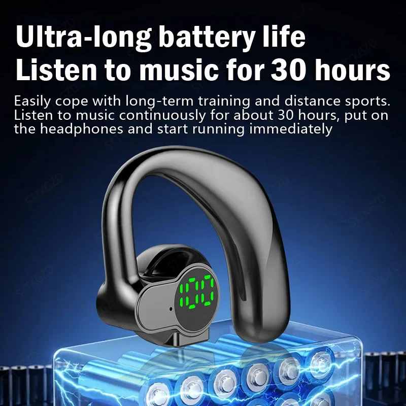 Wireless Bluetooth Headphones Full Open Headset Air Conduction Ear Hook Earphones Handsfree Noise Canceling Audifonos Sports - Image 3