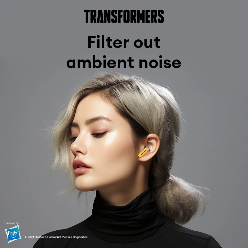 Choice TRANSFORMERS TF-T51 Bluetooth 5.4 TWS Earphones Low Latency Gaming Earbuds Long Endurance HiFi Music Headphones With mic - Image 6