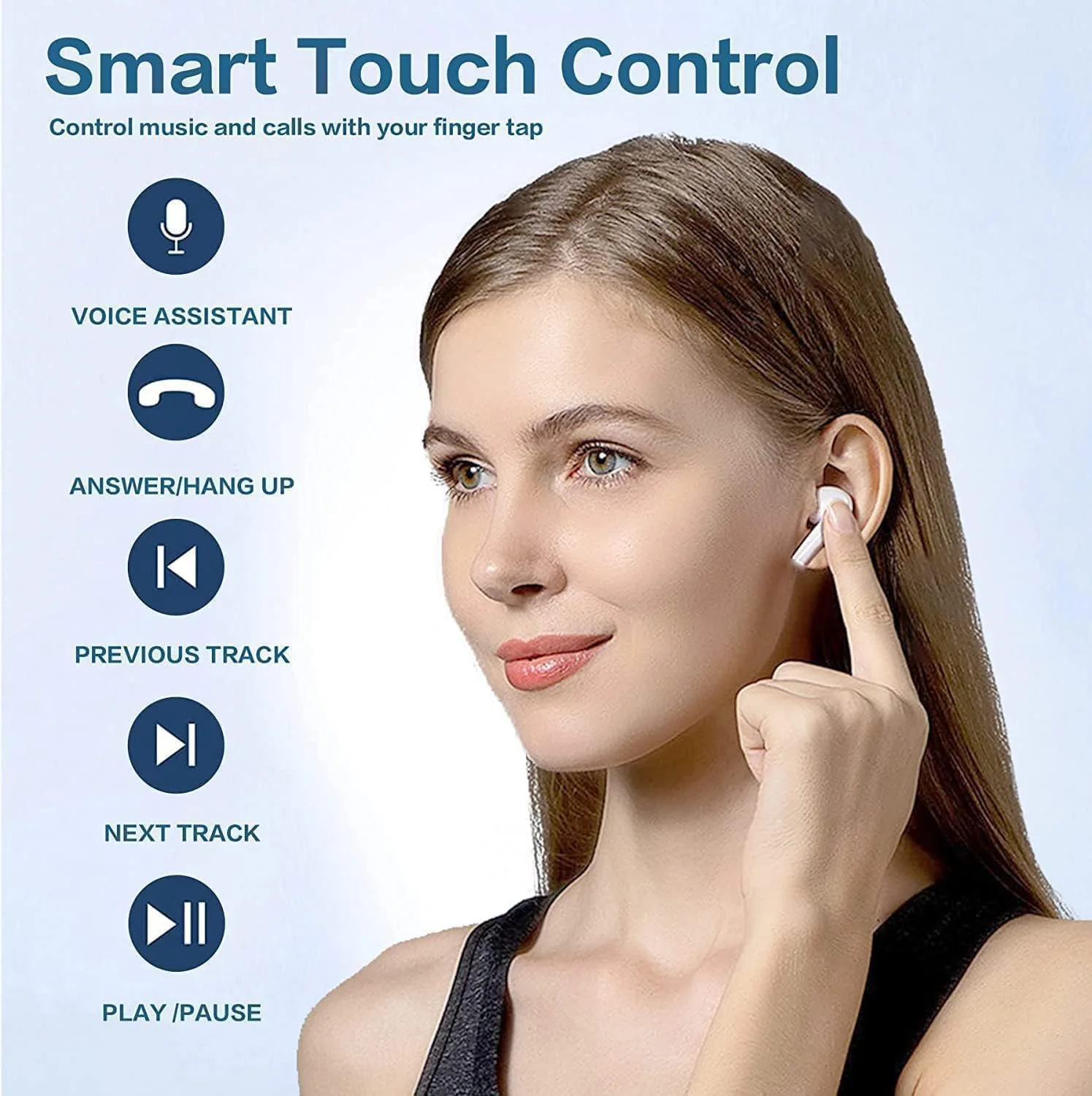Original New TWS Wireless bluetooth noise cancelling headphone earphone headset earbuds bluetooth for sports and game headset - Image 3