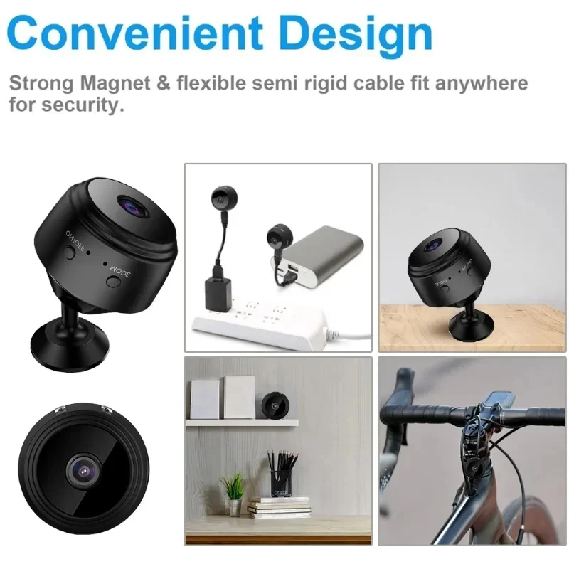 A9 HD Wifi Smart Monitor Surveillance Cameras Sensor Camcorder Web Video Home Safety Wireless Security - Image 4