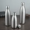 500 750 1000ml Water Bottles Stainless Steel Water Bottle 1 Liter Free Shipping Items, Drink Bottle for Sport Travel Cups