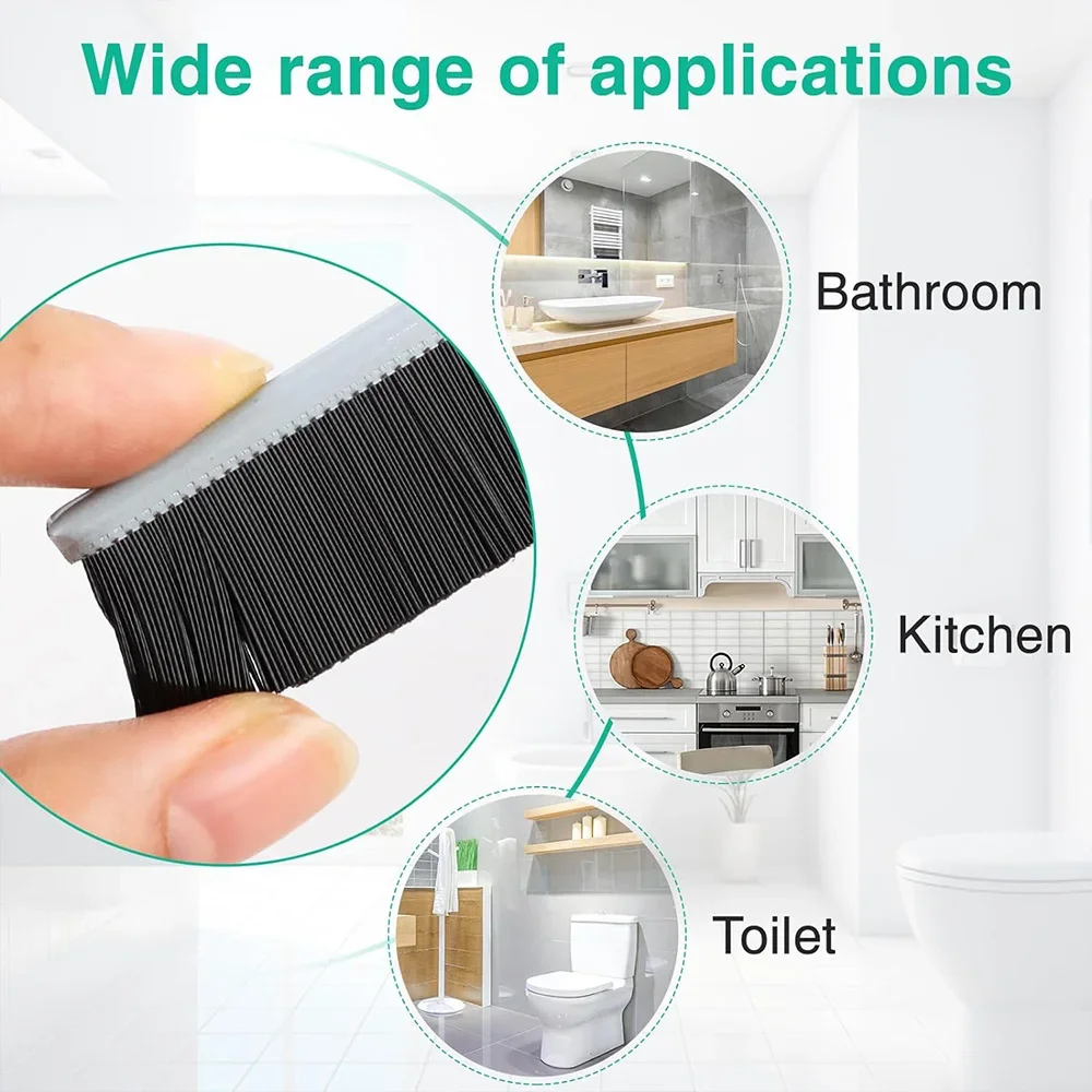 Gap Cleaning Brush Hard-Bristled Crevice Cleaning Brush for Stiff Angled Bristles Tile Bathroom Kitchen Toilet Cleaning Tool - Image 2