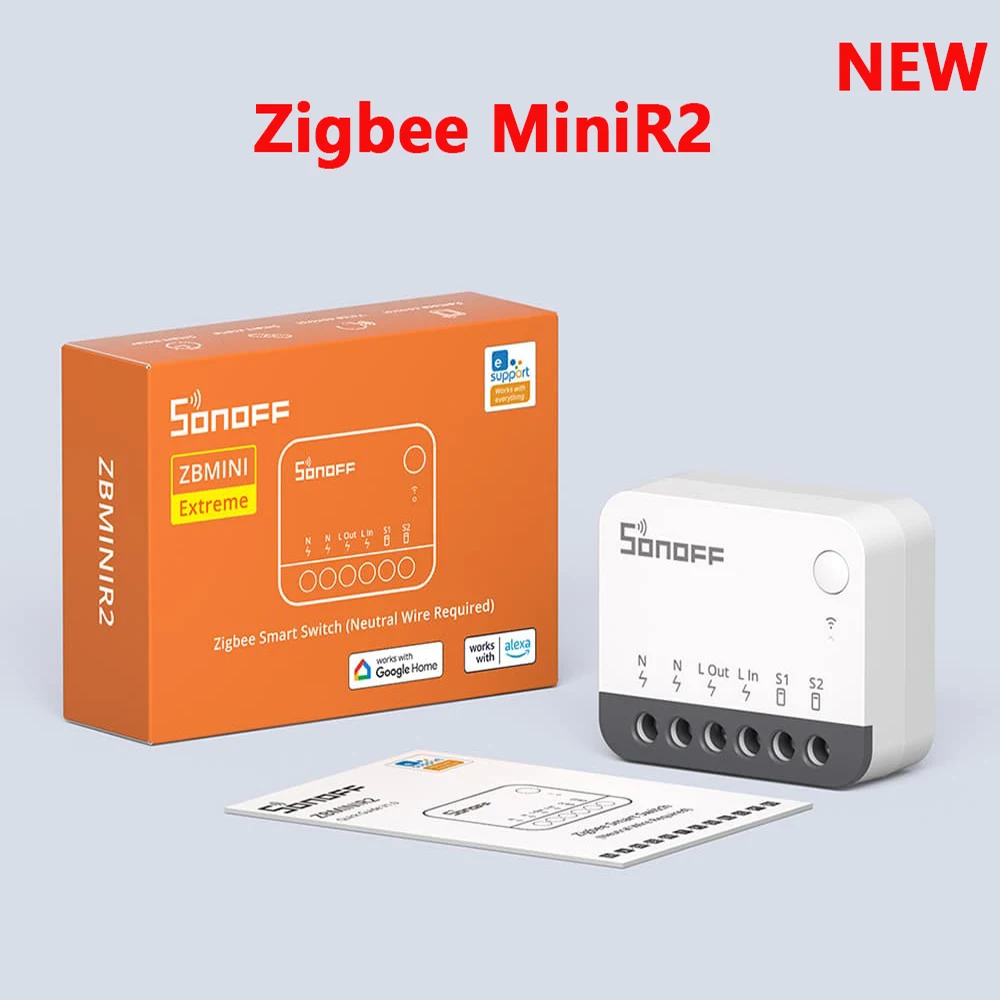 SONOFF Zbminir2 Extreme Zigbee Smart Switch Smart Home DIY Switch Module ZBMini External Switch Control Via eWelink APP Alexa - Image 6