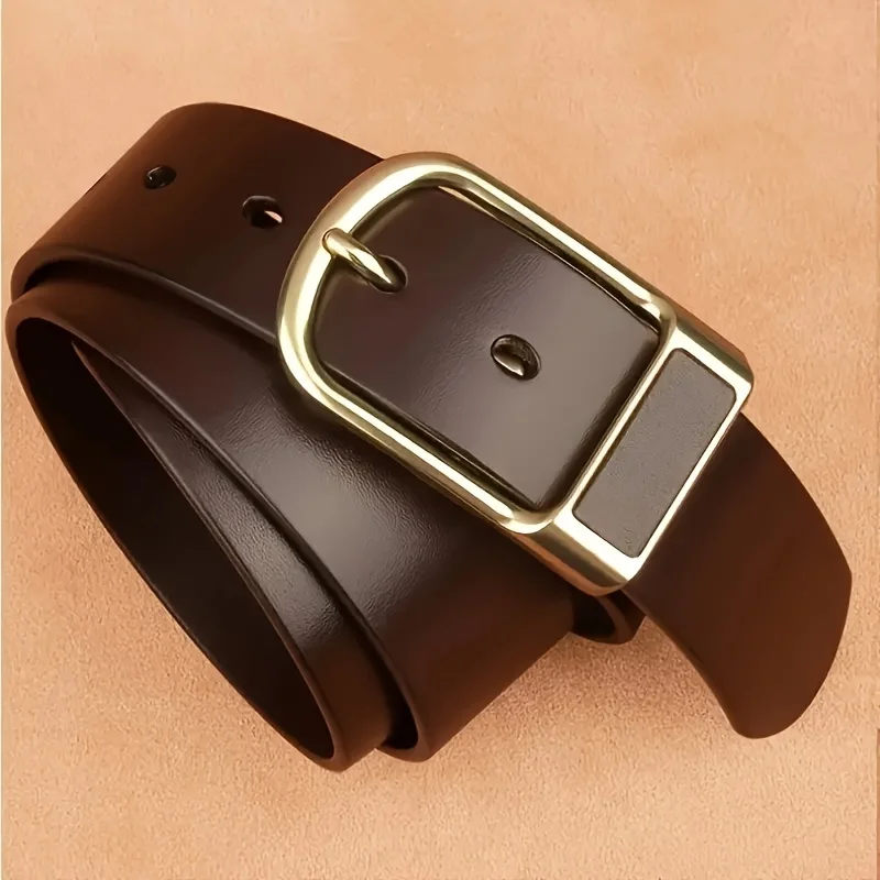 Men's Trendy Casual Belt For Men Coboy Style Belts Pin Buckle Belt Jeans Retro Belt Business Casual Belt - Image 3