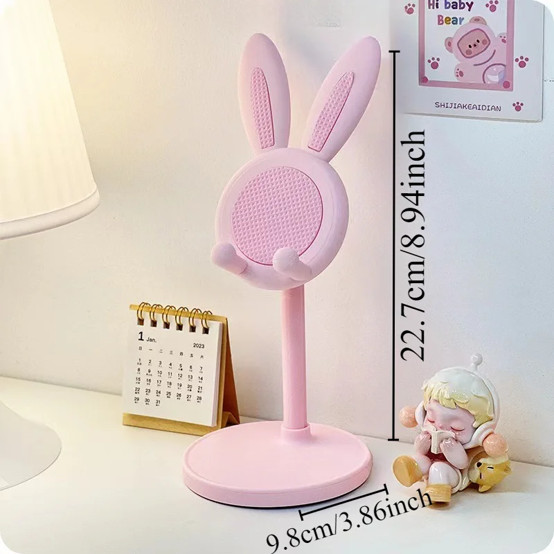 The cute Rabbit mobile phone stand desktop can lift and adjust the desktop phone accessories phone stand phone grip - Image 2