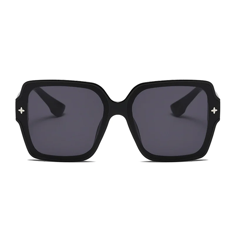 Fashion Square Frame Sunglasses for Women Luxury UV Protection Large Frame All-Match DS-8052-1 - Image 4