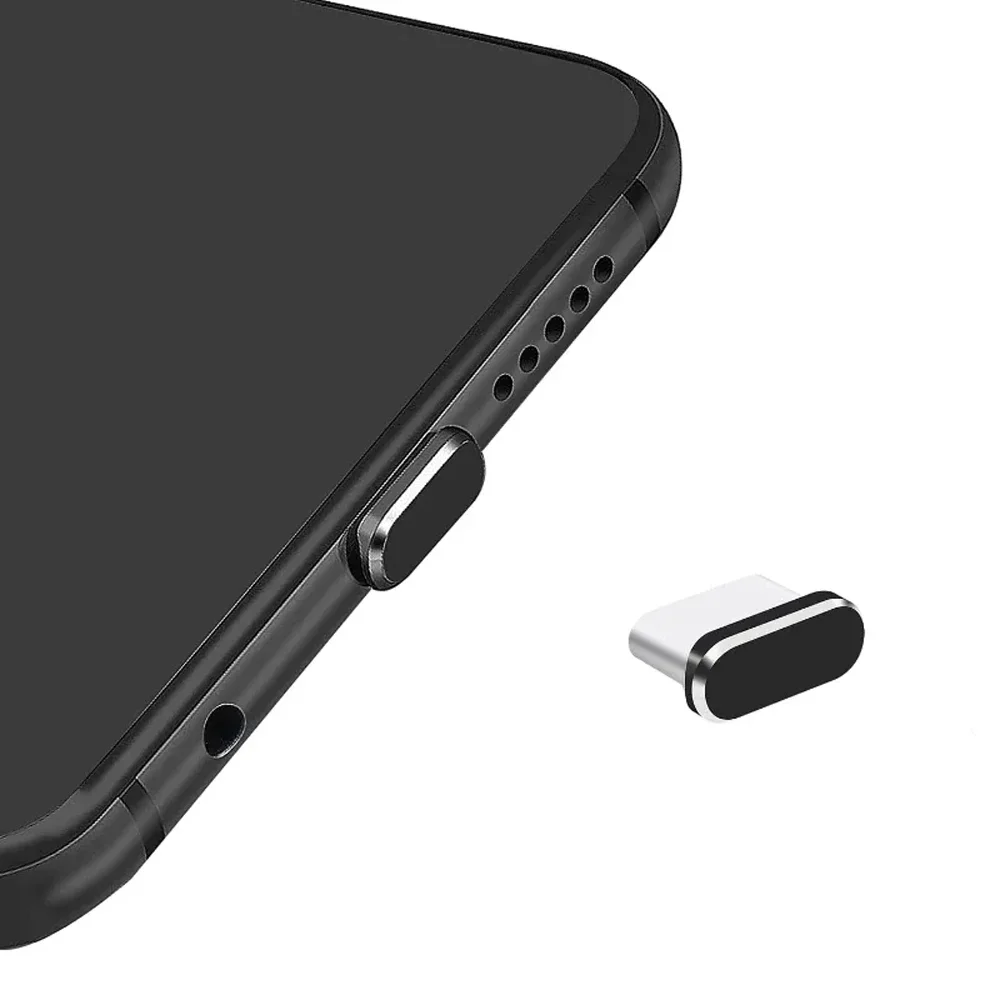 4Pcs USB C Dust Plug With Cleaning Brush Anti Dust USB-C Plug Cover Charging Port Cover Caps For Samsung Xiaomi All Type C Phone - Image 2
