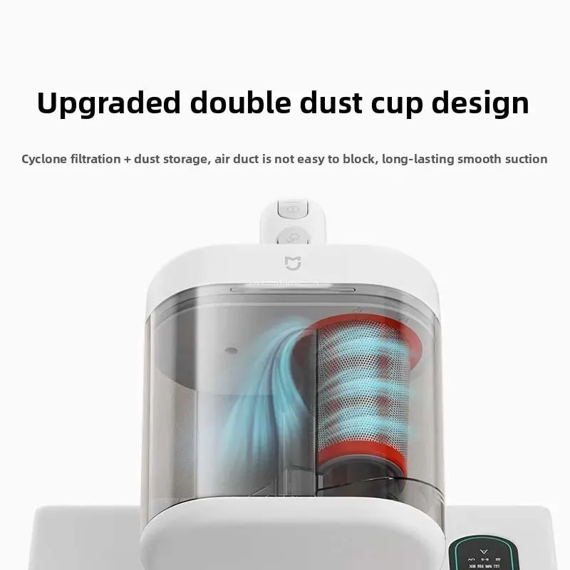 XIAOMI MIJIA mite removal brush 2 pro household quilt UV Sterilization LED Screen Display Handheld Dust Removal Vacuum Cleaner - Image 2