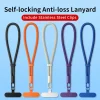 Universal Adjustable Mobile Phone Self-locking Anti-loss Lanyard for iPhone Samsung Short Wrist Strap Durable Cell Phone Strap