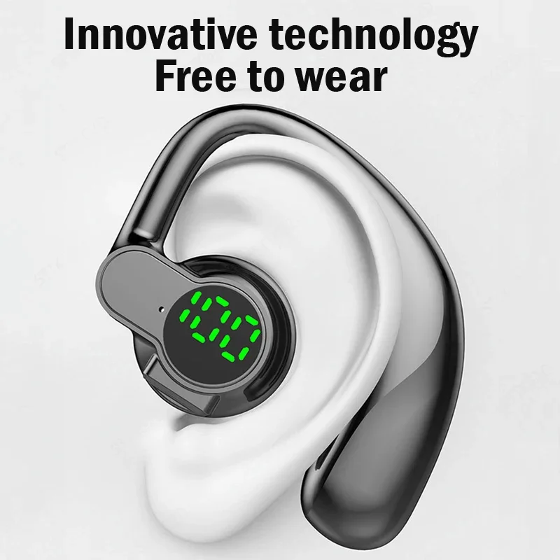 Wireless Bluetooth Headphones Full Open Headset Air Conduction Ear Hook Earphones Handsfree Noise Canceling Audifonos Sports - Image 2