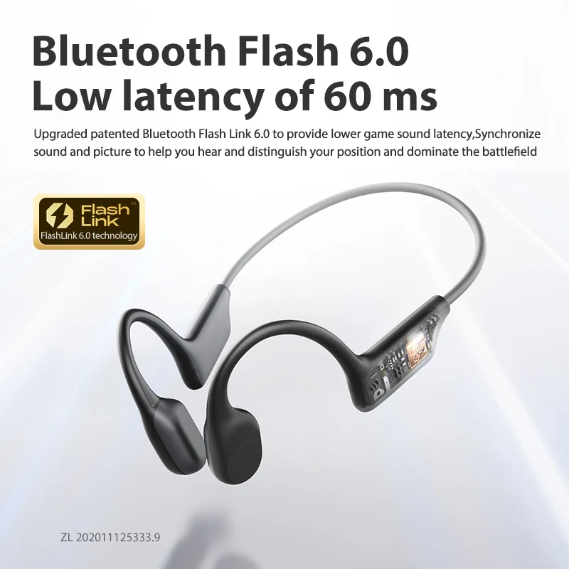 Sanag B22s Bone Conduction Earphone 16Hours Playtime IPX5 Waterproof Bluetooth5.3 Dynamic Spatial Sound Field Headphones - Image 6