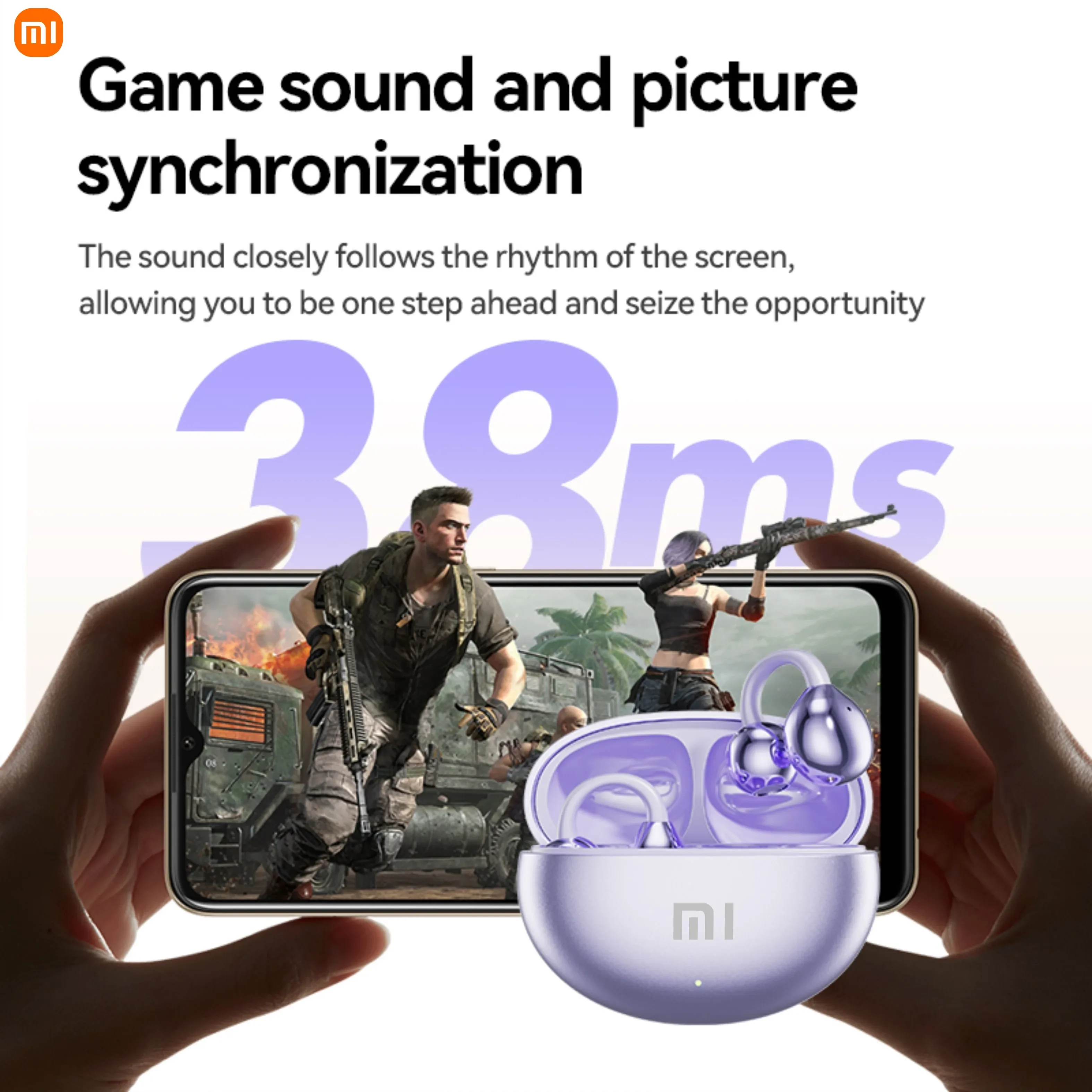 XIAOMI M91 Earbud Wireless Earphones Open Ear Clip Sport Bluetooth 5.4 Earphones ENC Noise cancelling Earphones with Microphone - Image 3