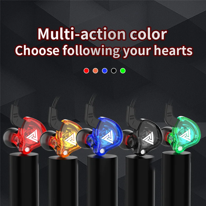 Original QKZ AK6 Copper Driver HiFi Wired Earphone 3.5MM Race Sport Headphone Bass Stereo Headset Music Earbuds In Ear With Mic - Image 6