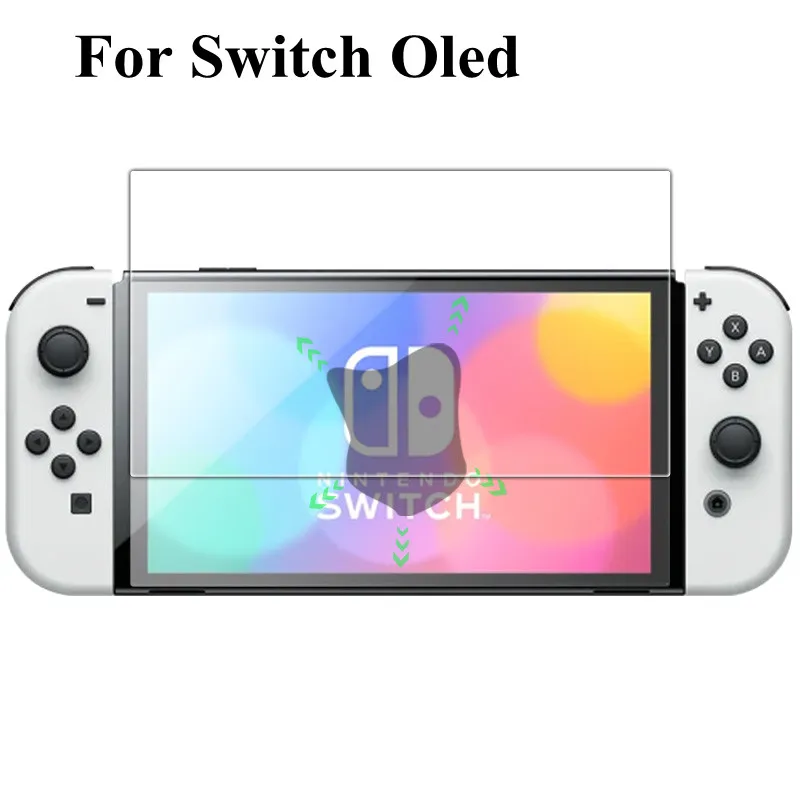 New Tempered Glass Screen HD Protector Compatible-Nintendo Switch OLED Hard Protector Film for Switch OLED Game Console Film - Image 4