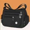New style neutral nylon fabric ladies’ handbag Oxford cloth shoulder strap crossbody bag travel bag multi-compartment casual bag