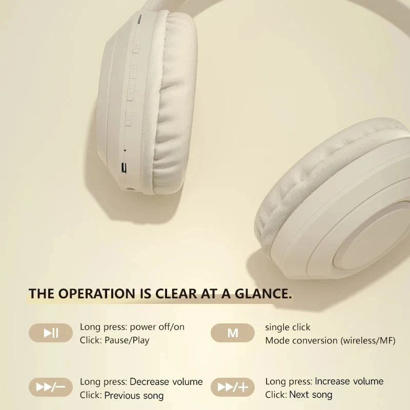 Xiaomi TH30 Wireless Headphones Bluetooth 5.3 Headset Head Mounted Noise Cancelling Headband Sport Earbuds Earphones For Running - Image 3