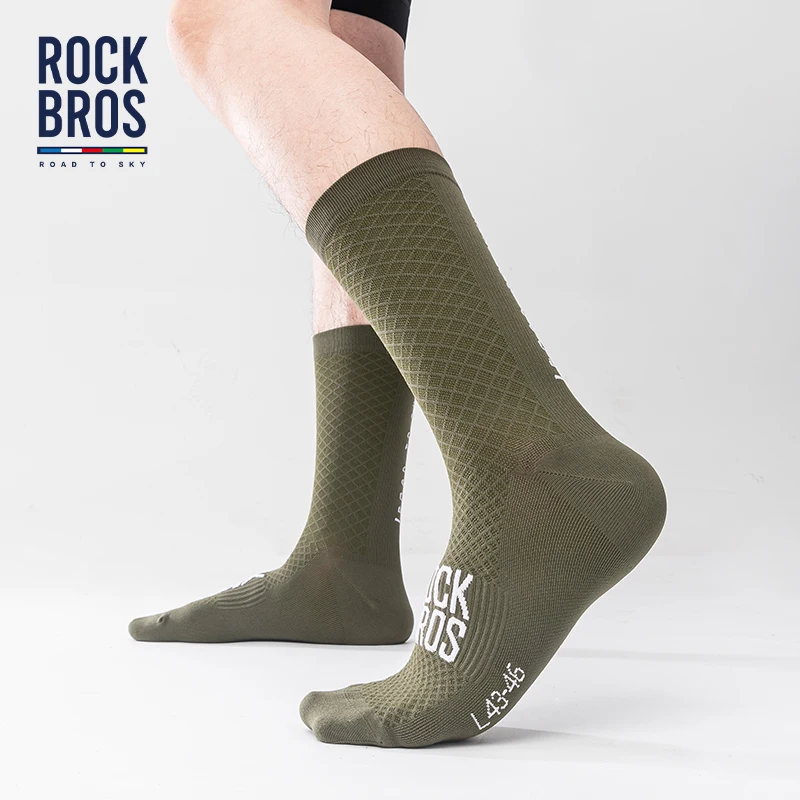 ROCKBROS Cycling Socks Soothing Sport Socks Shock Absorbing Bike Socks Breathable Fabric High Elastic Outdoor Socks A pair - Image 5