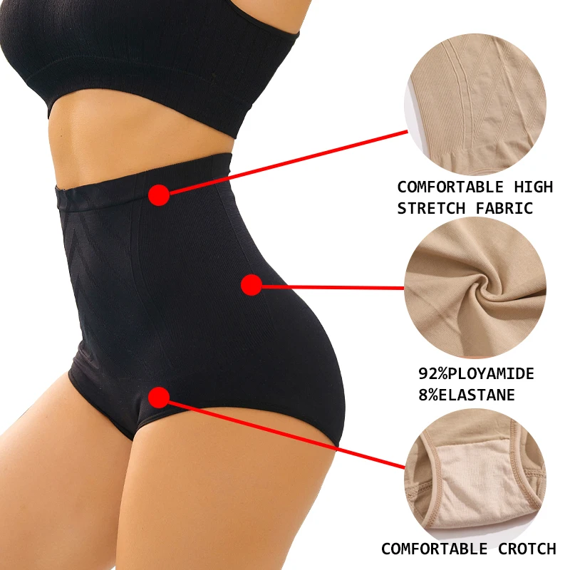 High Waist Butt Lifter Shapewear for Women Female Tummy Control Panties Body Shaper Slimming Underwear Seamless Shaping Briefs - Image 3