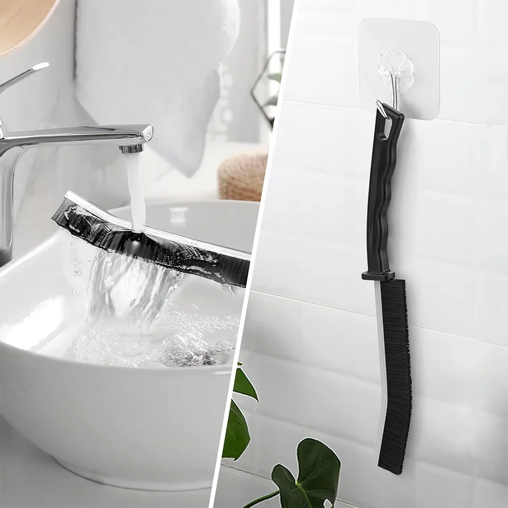 Gap Cleaning Brush Hard-Bristled Crevice Cleaning Brush for Stiff Angled Bristles Tile Bathroom Kitchen Toilet Cleaning Tool - Image 6