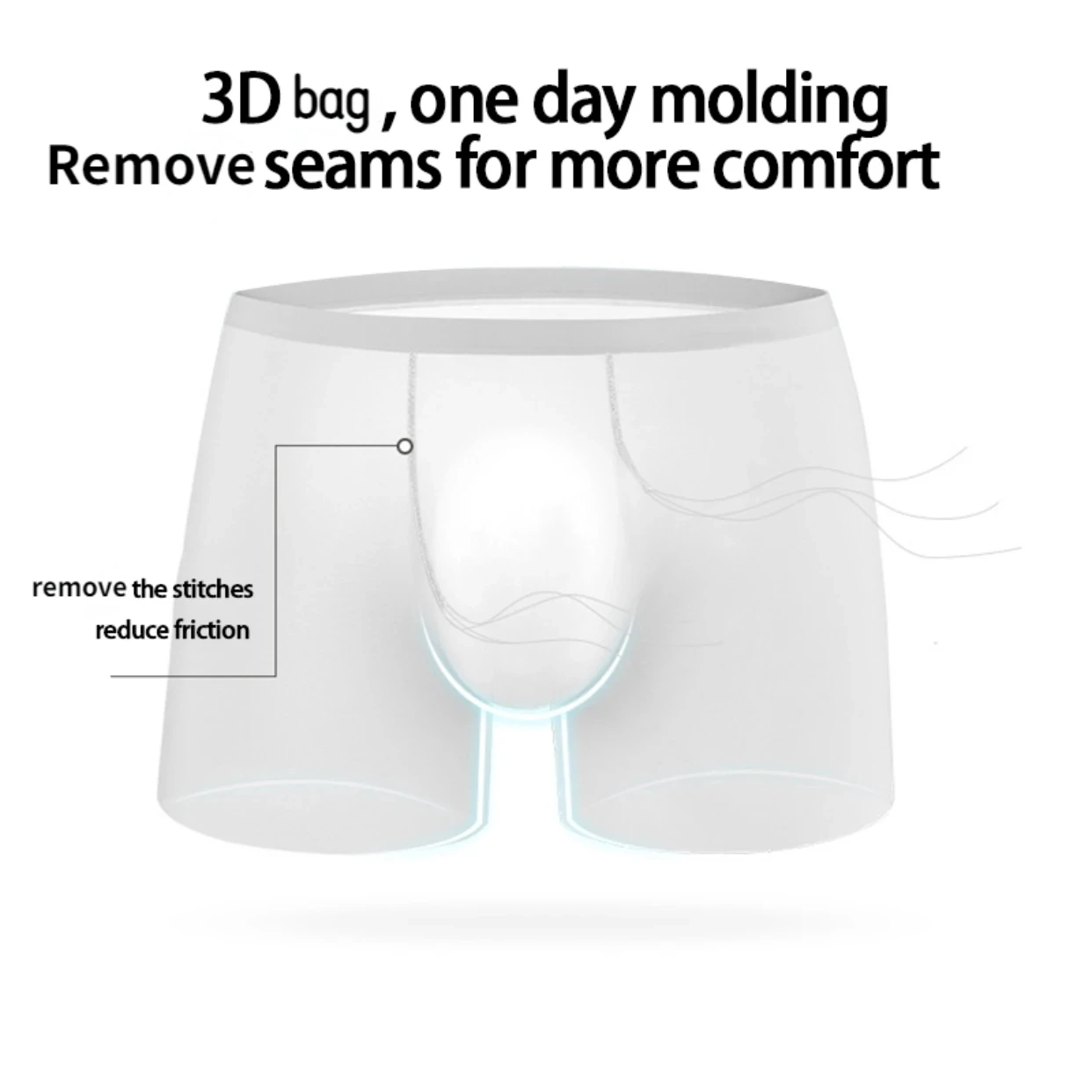 1pc Mens Boxers Shorts Ice Silk Men Panties Seamless Sexy Underwear Man Underpants Panties Male Antibacterial Breathable Briefs - Image 6